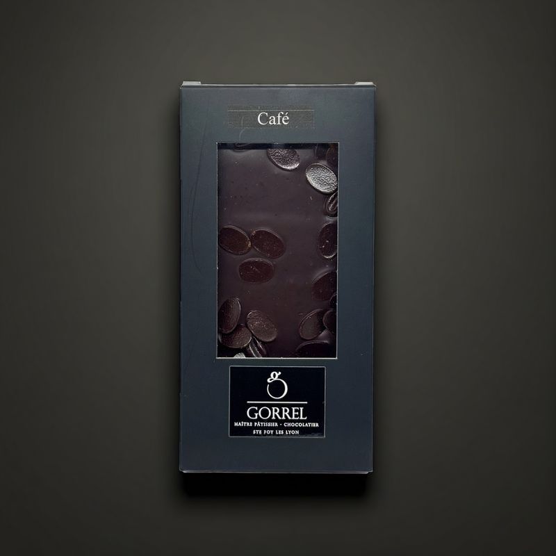 Tablette chocolat noir & café