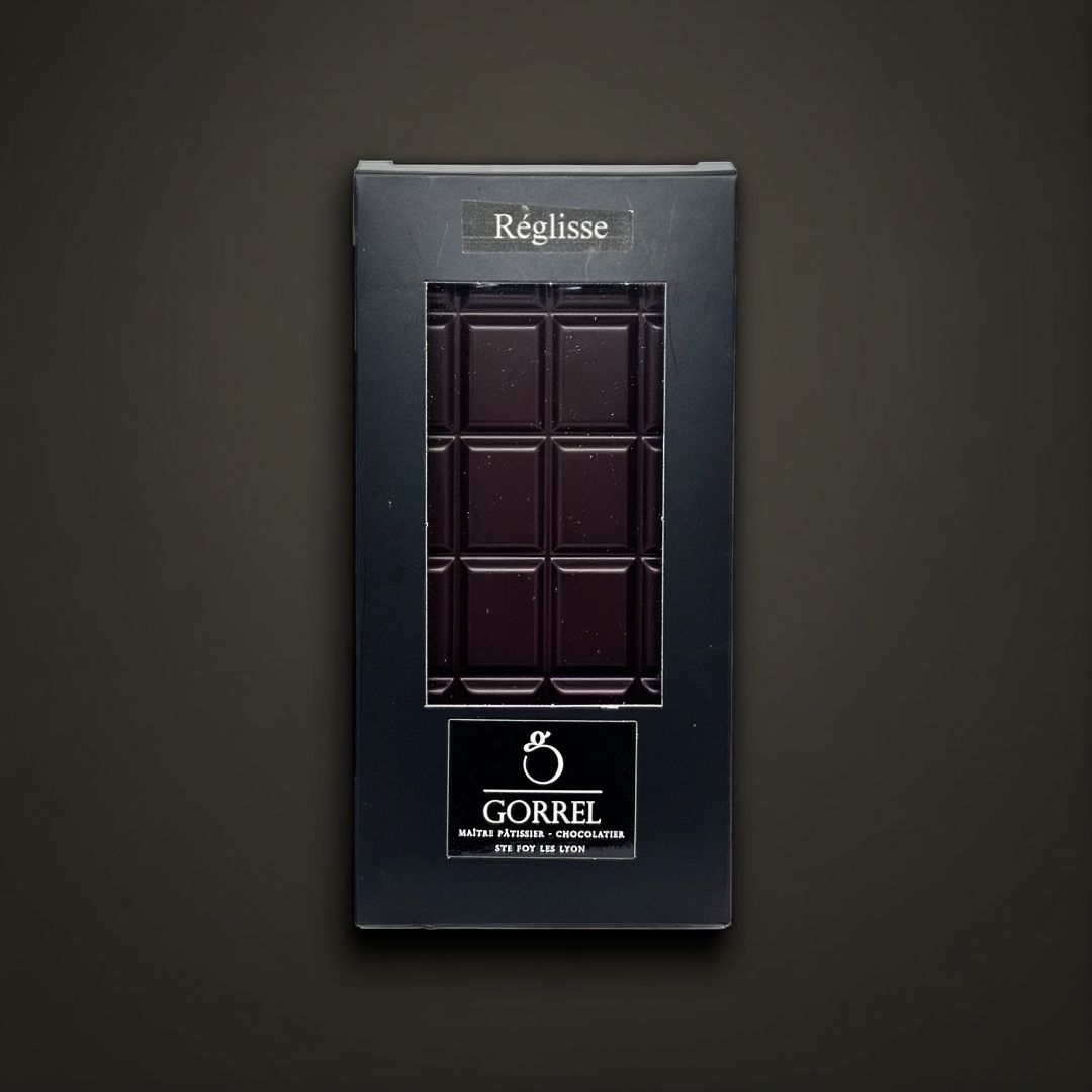 Tablette chocolat noir & réglisse