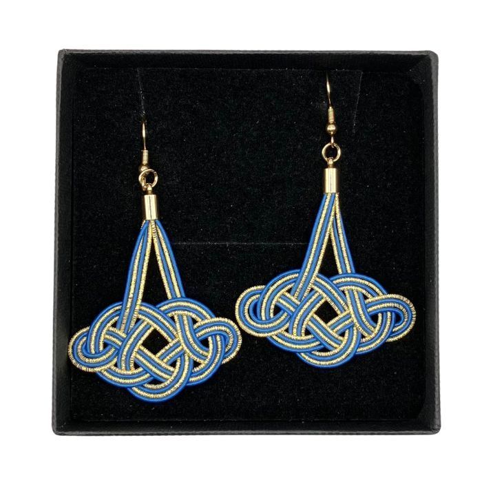 Boucles d'oreilles Mizuhiki