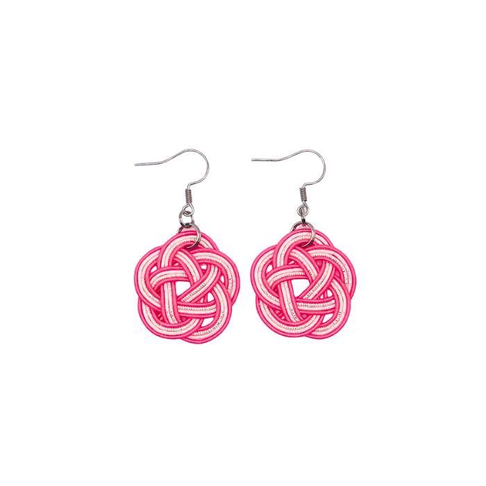 Boucles d'oreilles Mizuhiki