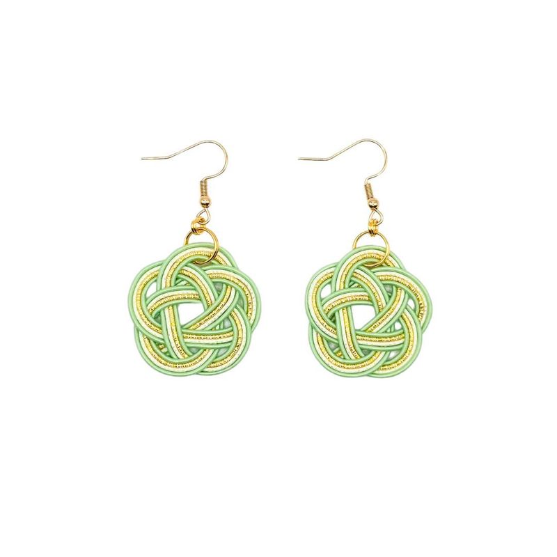 Boucles rosace vert
