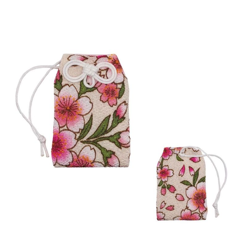 Omamori sakura beige
