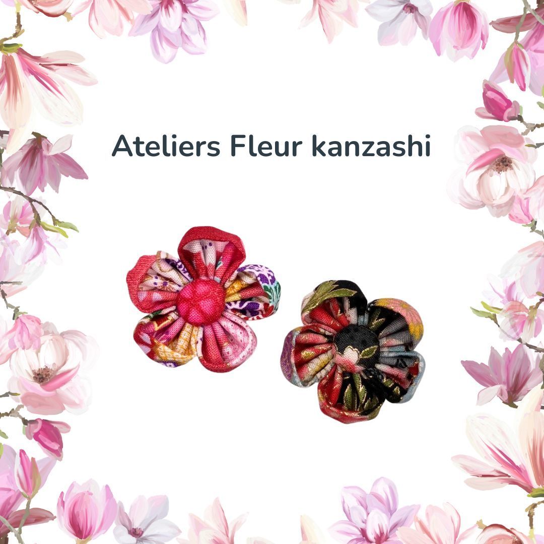 Atelier fleur kanzashi 17/05 Atelier fleur kanzashi 17/05