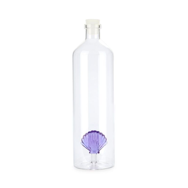 Bouteille en verre - Shell Lila