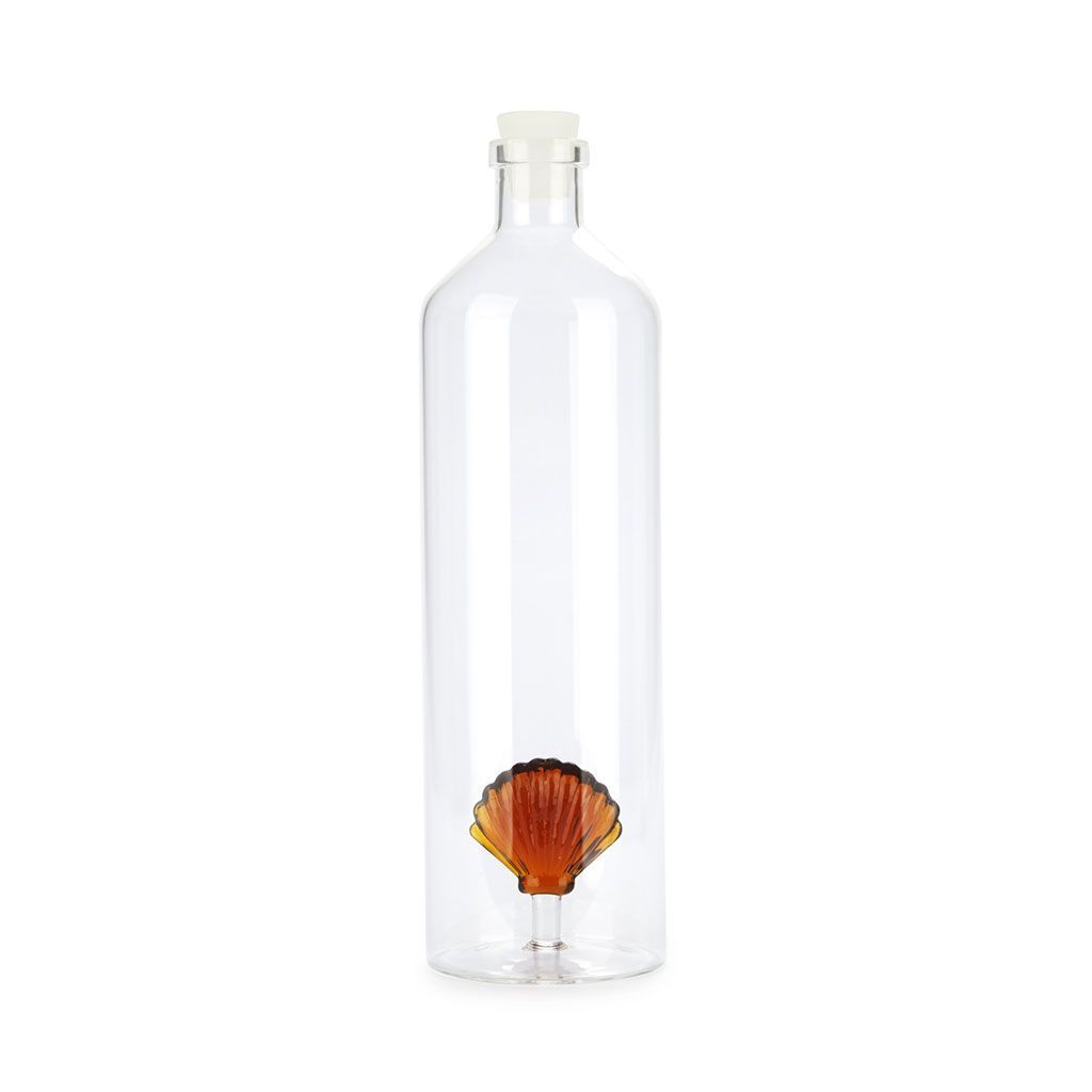 Bouteille en verre - Shell Ambre