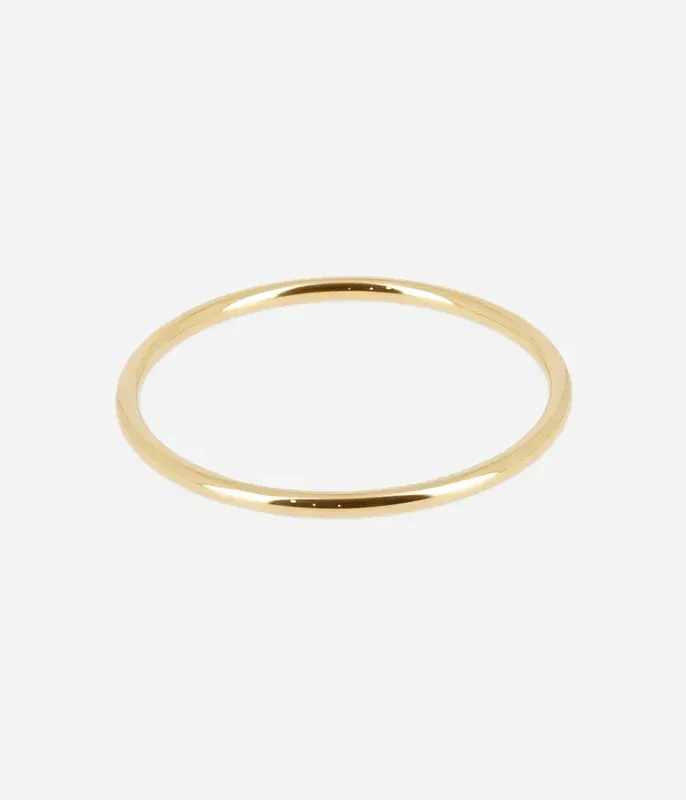 Bracelet Jonc Icy - Acier Doré