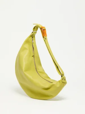 Sac demi-lune Luna Cuir - Bamboo