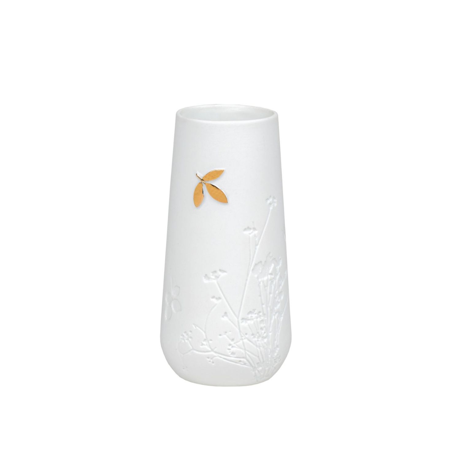 Vase Feuille Dorée - Petit