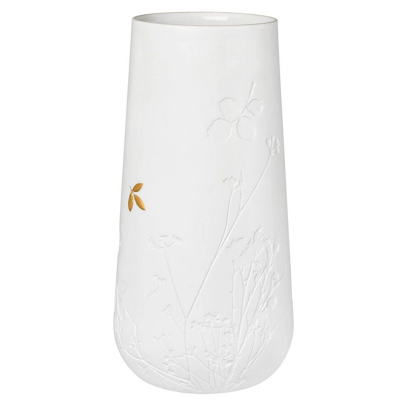 Vase Feuille Dorée - Grand