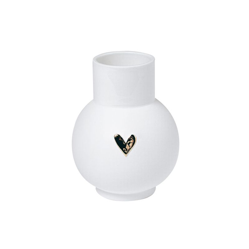 Vase Boule Cœur - Doré