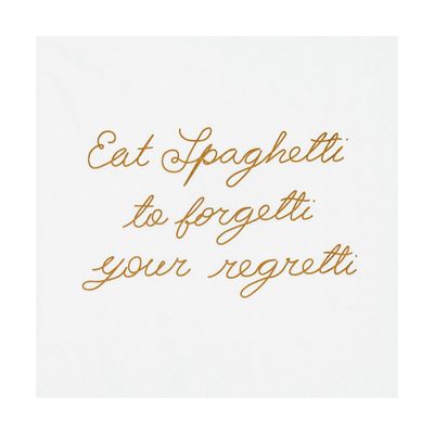 Serviettes "Eat Spaghetti"