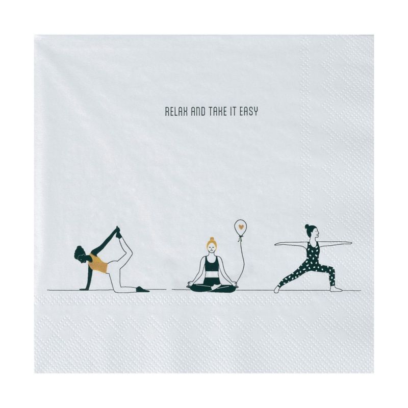 Serviettes "Relax And Take It Easy"