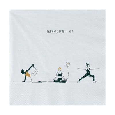 Serviettes "Relax And Take It Easy"
