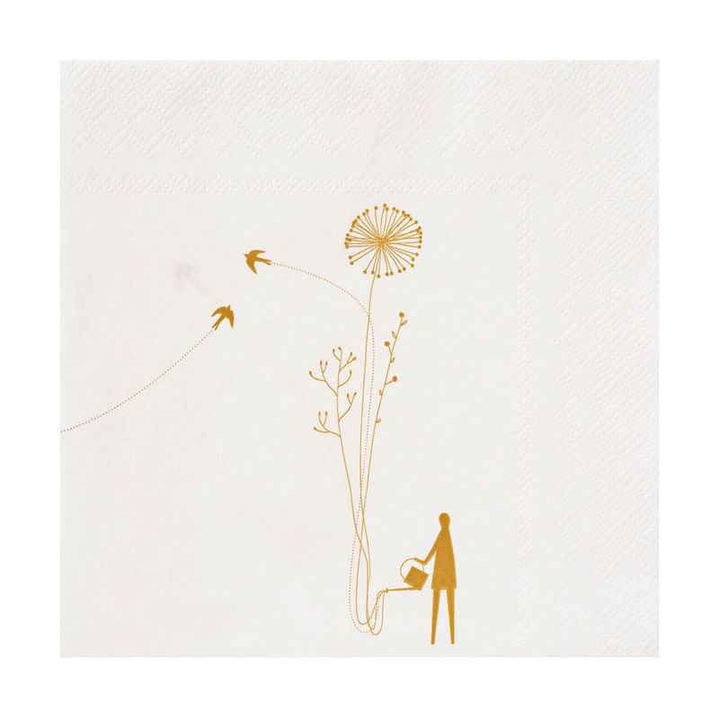 Serviettes Fleurs