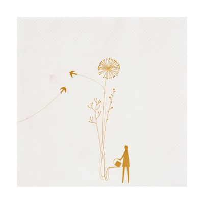 Serviettes Fleurs