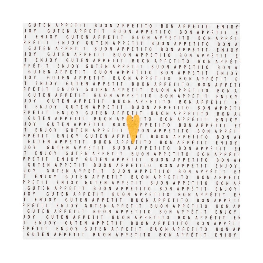 Serviettes "Bon Appétit"