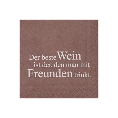 Serviettes Cocktail "Der Beste Wein"