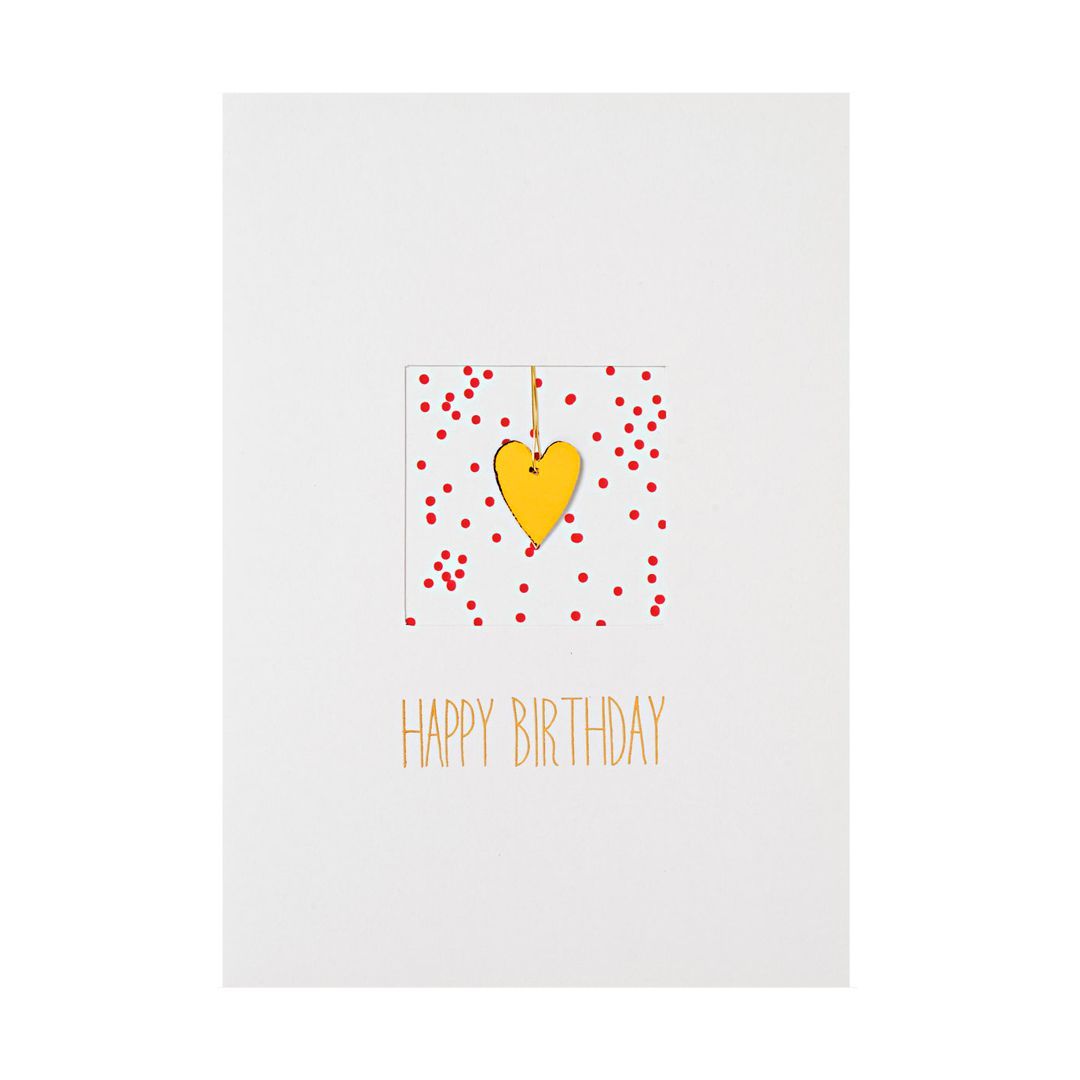 Carte Fenêtre - "Happy Birthday"