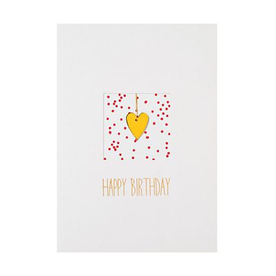Carte Fenêtre - "Happy Birthday"