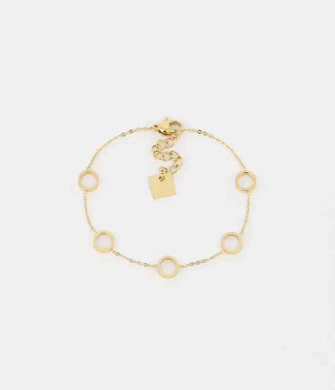 Bracelet Cal - Acier Doré