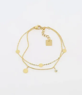 Bracelet Mélinda - Acier Doré