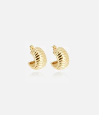Boucles d'oreilles Lady - Acier Doré