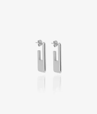Boucles d'oreilles Nymphe - Acier