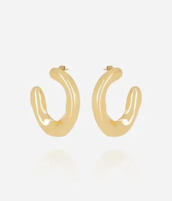 Boucles d'oreilles Tancredi - Acier Doré