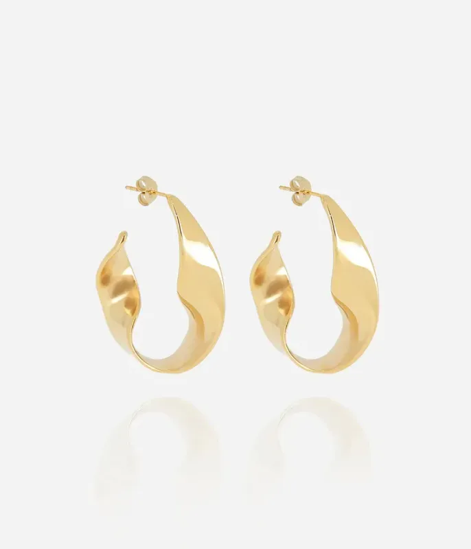 Boucles d'oreilles Pinelopi - Acier Doré