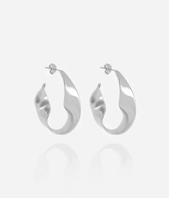 Boucles d'oreilles Pinelopi - Acier
