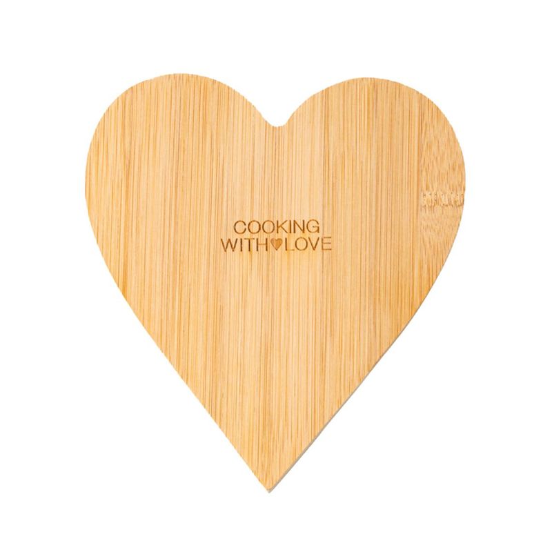 Planche Cœur "Cooking With Love"