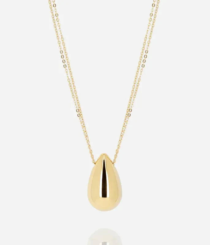Collier Lacrima -  Acier Doré