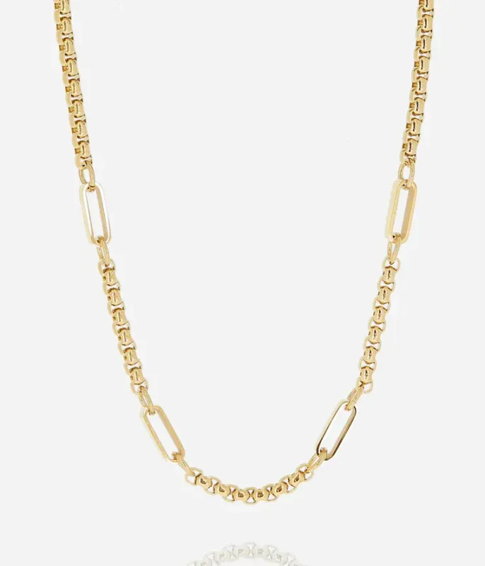 Collier Nobu -  Acier Doré