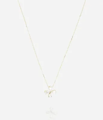 Collier Estial -  Acier Doré | Blanc