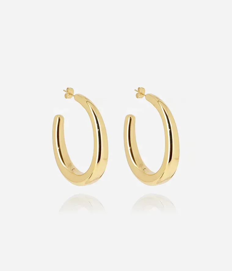 Boucles d'oreilles Andromede - Acier Doré