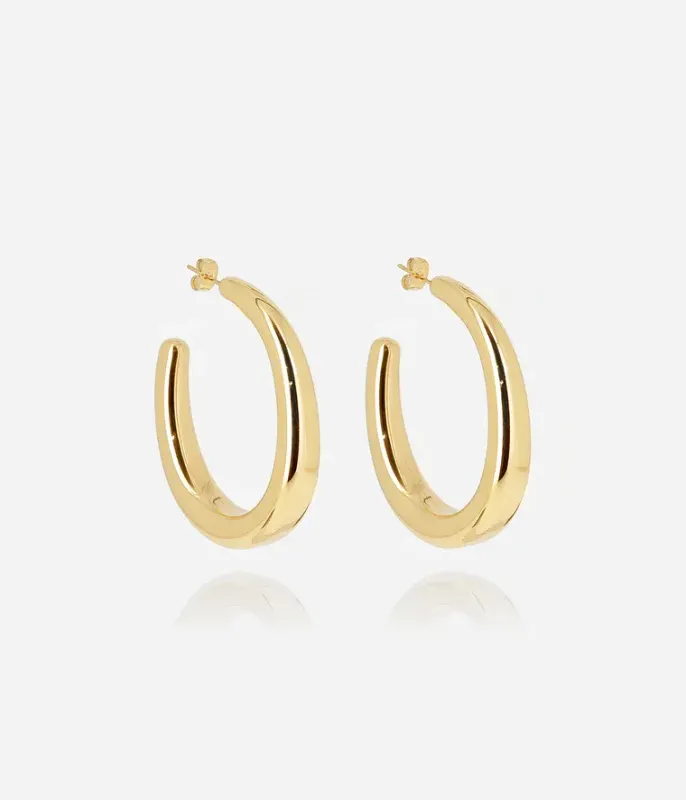 Boucles d'oreilles Andromede - Acier Doré