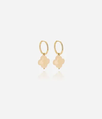 Boucles d'oreilles Vega - Acier Doré | Nude