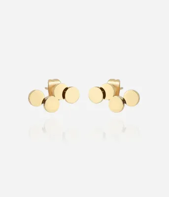 Boucles d'oreilles Cosima - Acier Doré