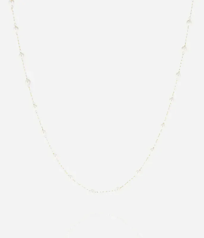 Collier Hinaku -  Acier Doré | Nacre
