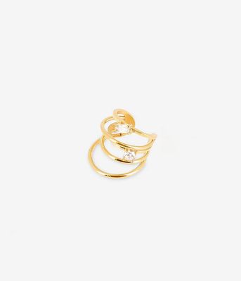 Earcuff Gabriela - Acier Doré
