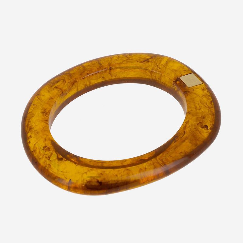 Bracelet Jonc Résine - Marron