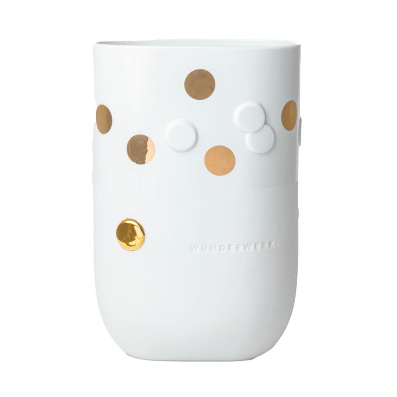 Vase Pois Doré