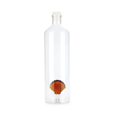Bouteille en verre - Shell Ambre