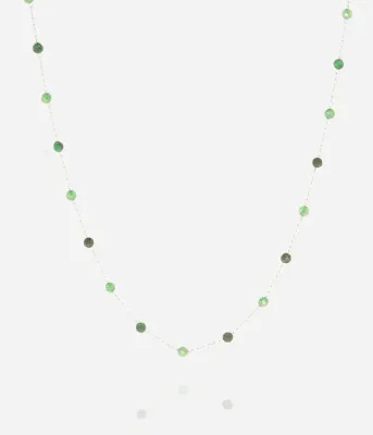 Collier Hinaku -  Acier Doré | Malachite