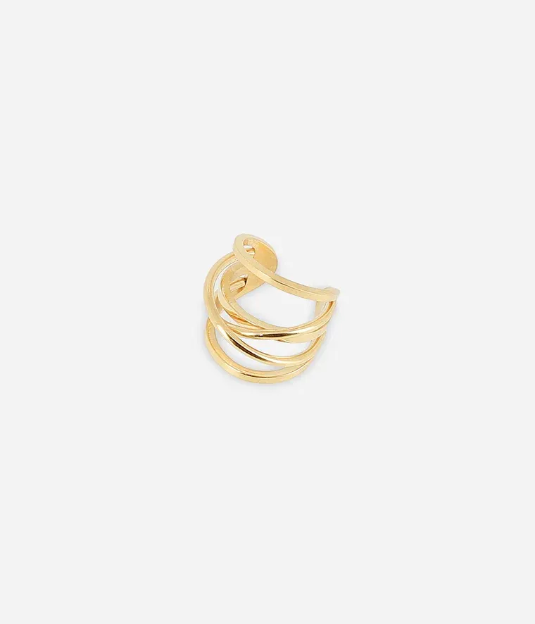 Earcuff Jimena - Acier Doré