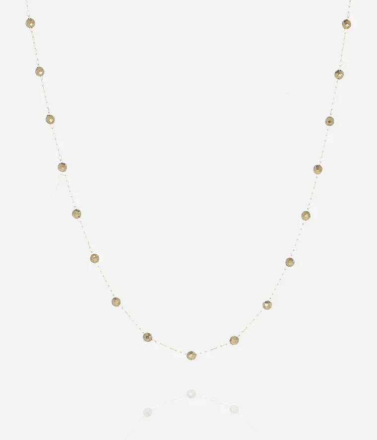 Collier Hinaku -  Acier Doré | Pyrite