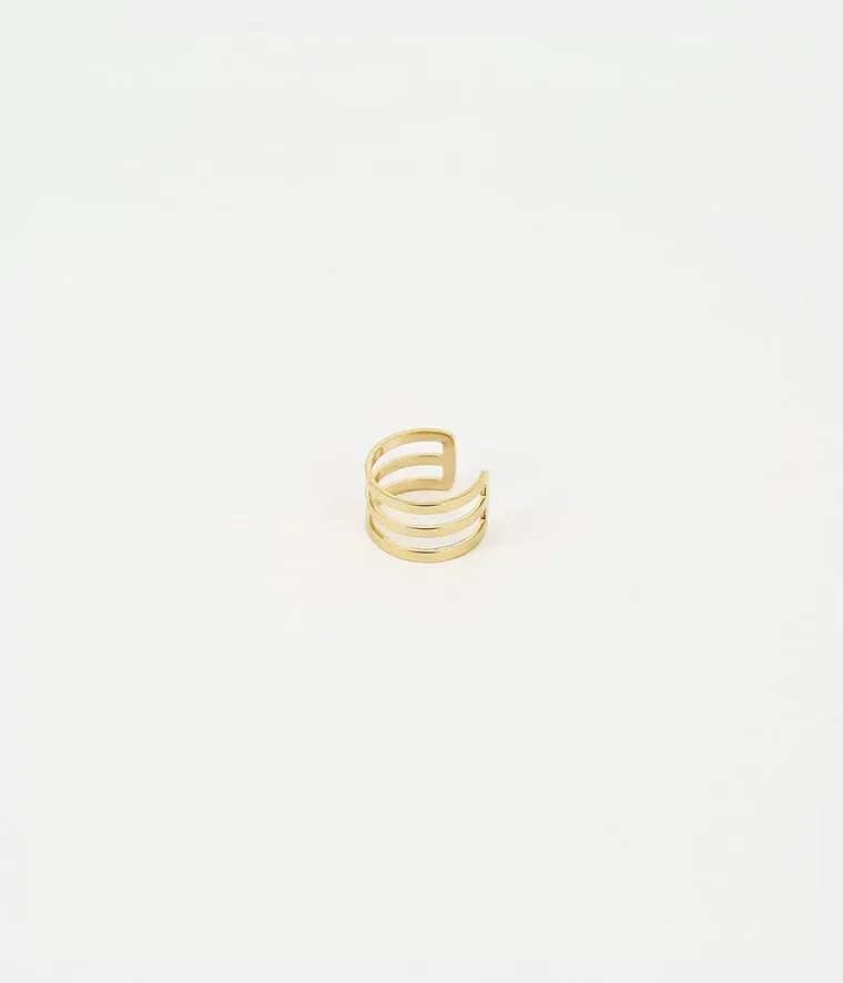 Earcuff Matt - Acier Doré