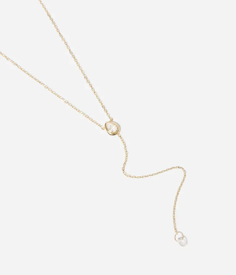 Collier Elessia -  Acier Doré