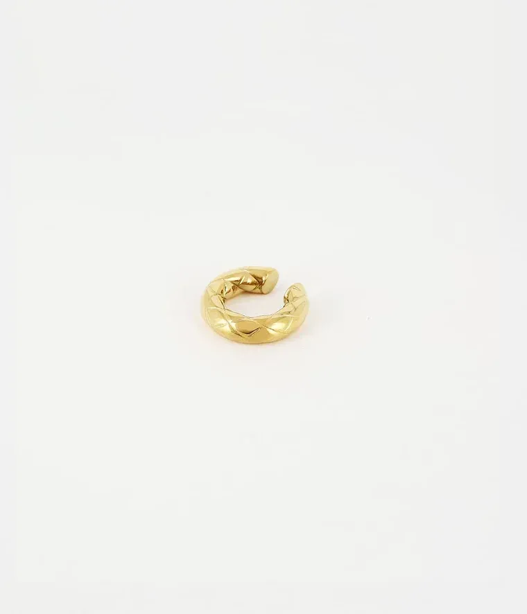 Earcuff Cétides - Acier Doré