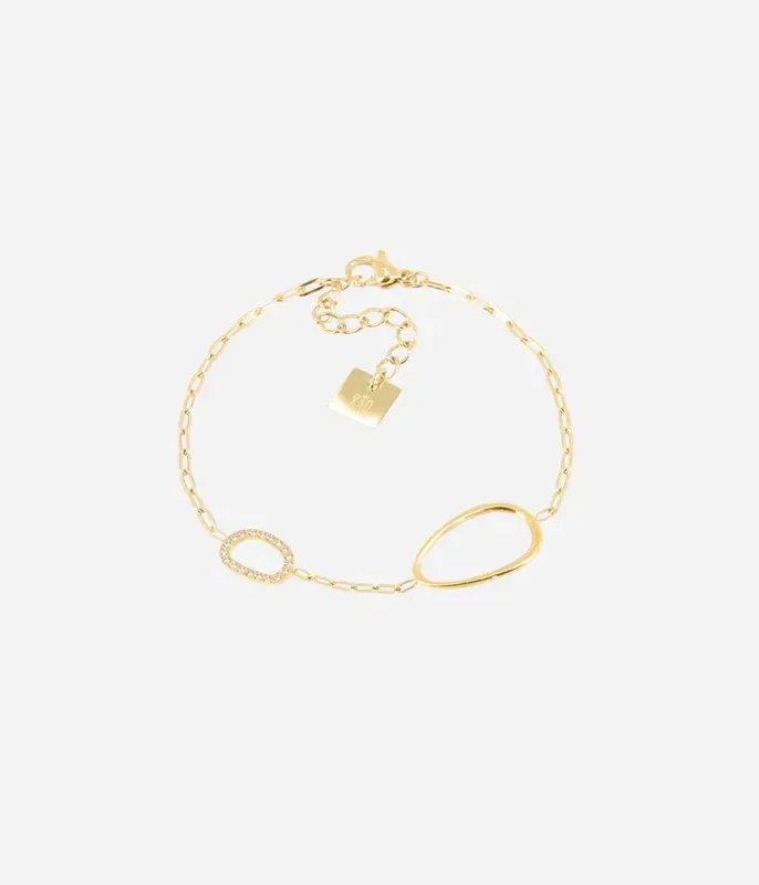 Bracelet Apolo - Acier Doré